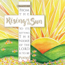 Cards - From the Rising of the Sun Easter  (pack of 5) ESC